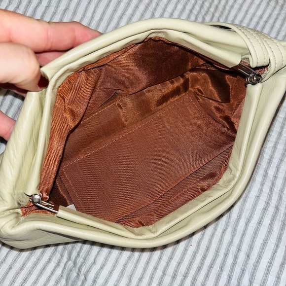 Deerskin Leather Clutch Vintage Wristlet Bag